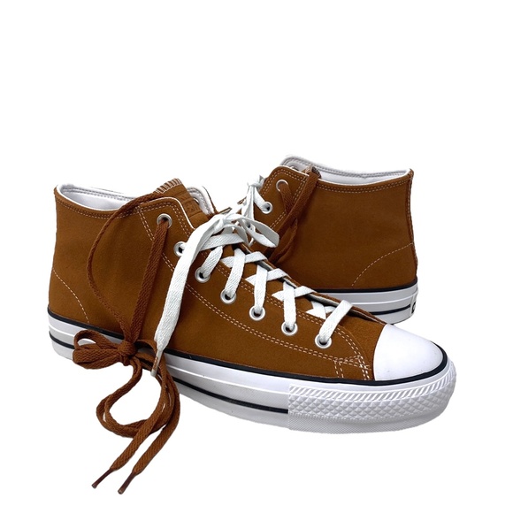 Converse CONS Chuck Taylor Pro Mid Sneakers Men's Shoes Suede Tawny Owl A04601C - Picture 5 of 10